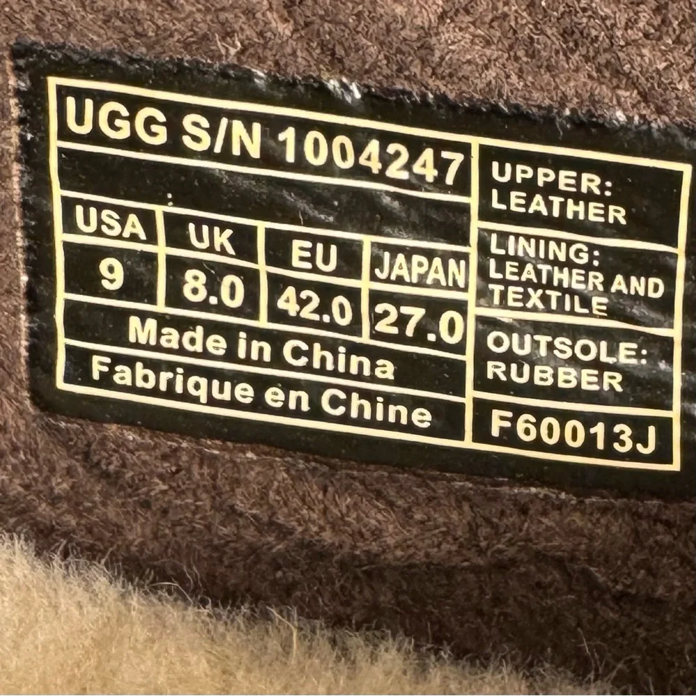UGG Men's Chester‎ Driving Loafers Slip On Shoes Size 9